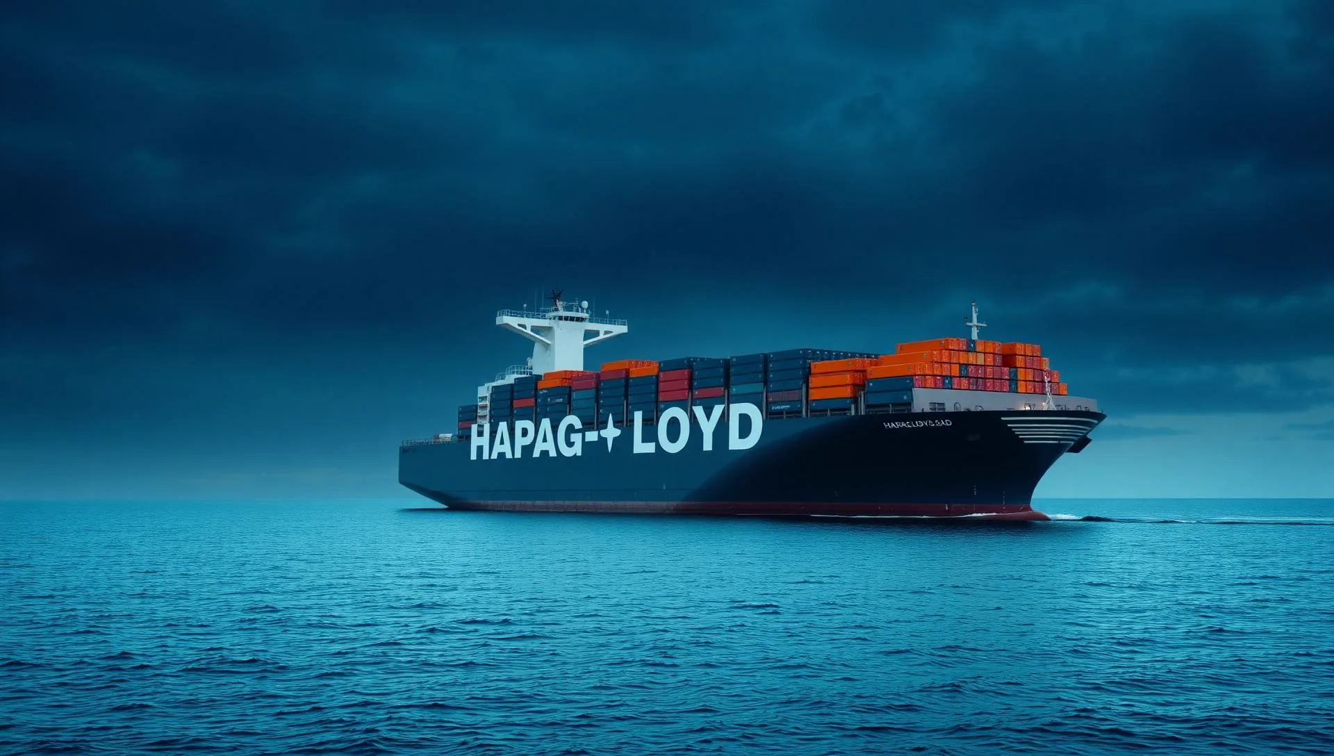 Hapag-Lloyd container ship – international ocean freight from Montreal with VELOX Logistics