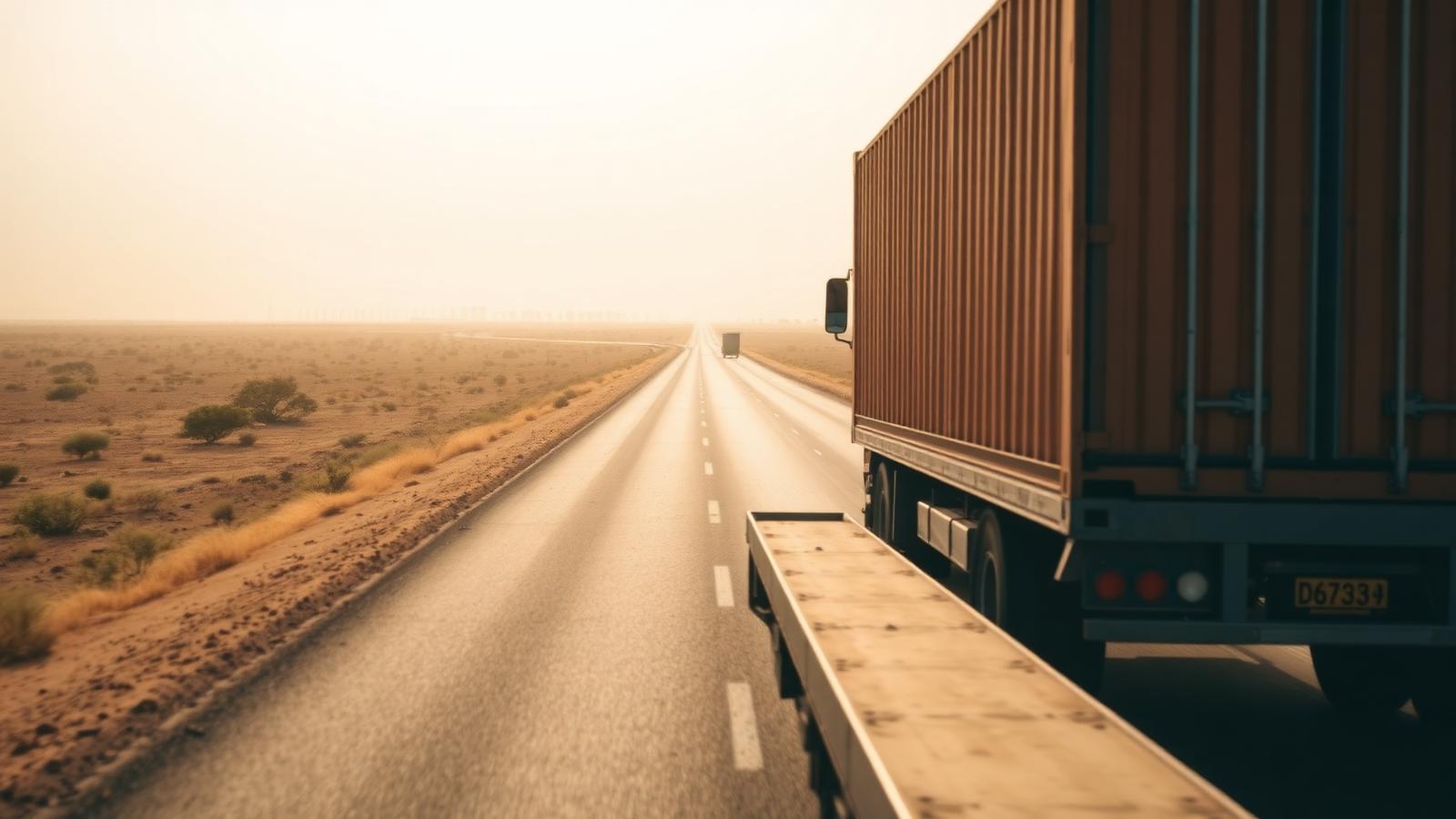 A container being prepared for shipping a car from Montreal to Burkina Faso by VELOX Logistics.