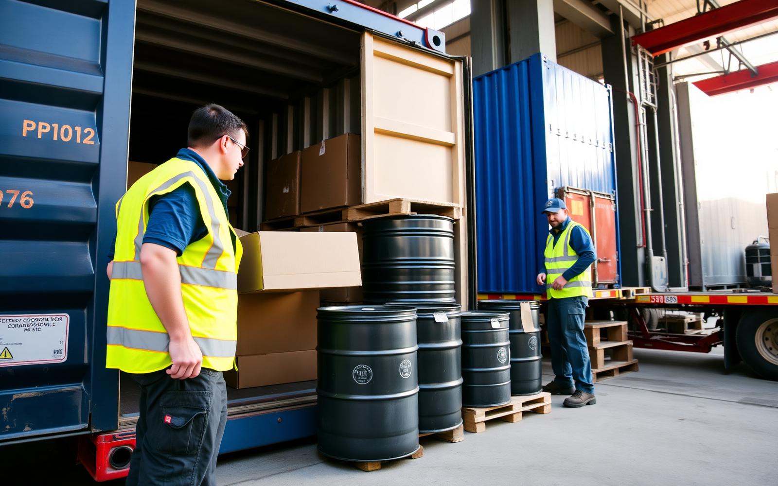 Containers being loaded onto a vessel at the Port of Montreal, symbolizing efficient logistics and global trade.