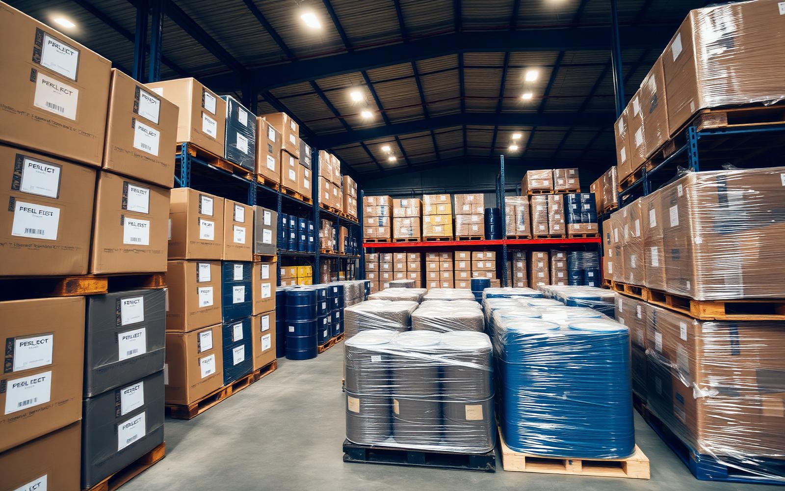 Personal effects packed and inventoried for a shipment from Montreal to Benin